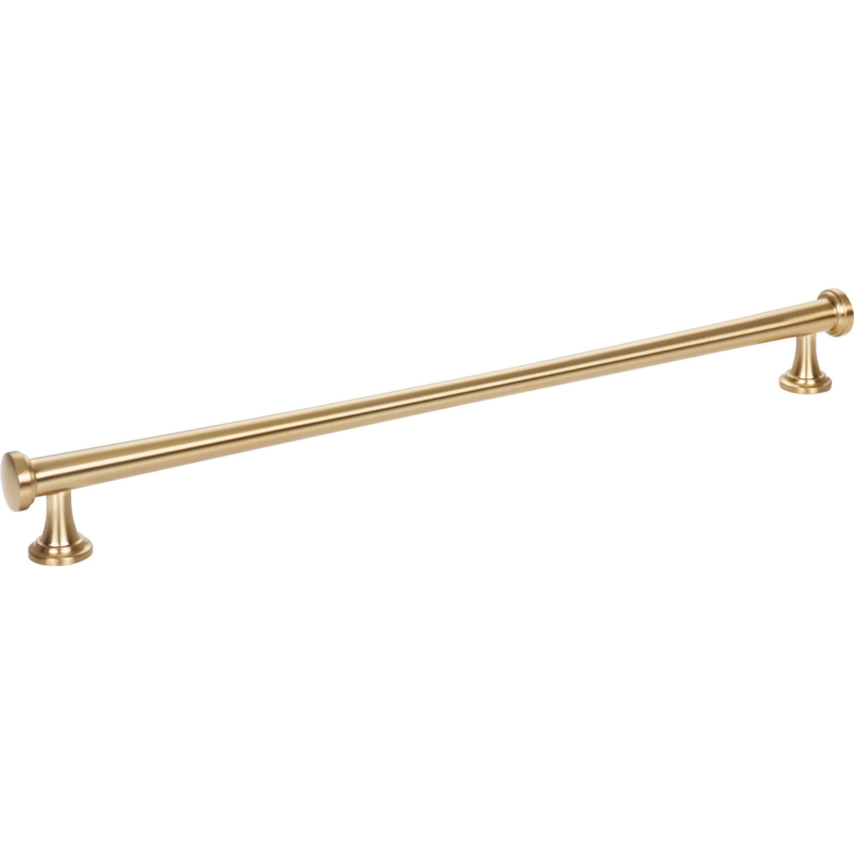 Atlas 443-WB: 12" cc Browning Cabinet Pull - Warm Brass