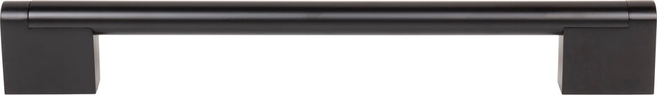 Top Knobs M2504: 24" cc Princetonian Round Bar Appliance Pull - Flat Black