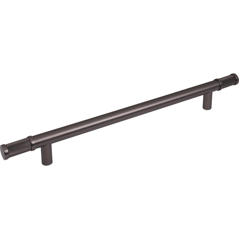 Top Knobs TK3238AG: 12" cc Burnham Bar Cabinet Pull - Ash Grey
