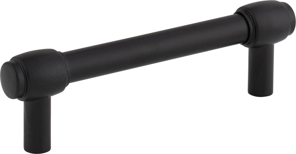Jeffrey Alexander 885-96MB: 96mm cc Hayworth Bar Cabinet Pull - Matte Black