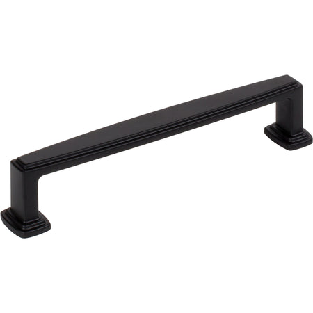 Jeffrey Alexander 171-128MB: 128mm cc Richard Cabinet Pull - Matte Black