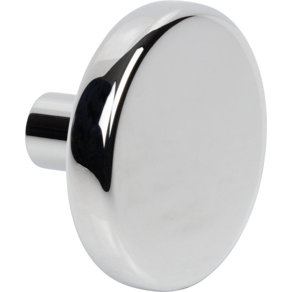 Elements 105L-PC: 1-5/8" Gibson Mushroom Cabinet Knob - Polished Chrome