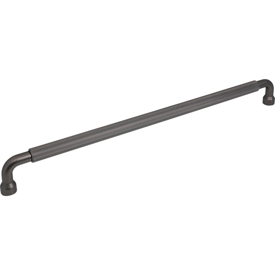 Top Knobs TK3269AG: 18" cc Garrison Bar Cabinet Pull - Ash Grey