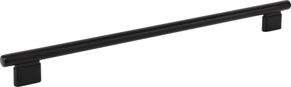 Atlas A517-BL: 12" cc Holloway Round Bar  Appliance Pull - Matte Black