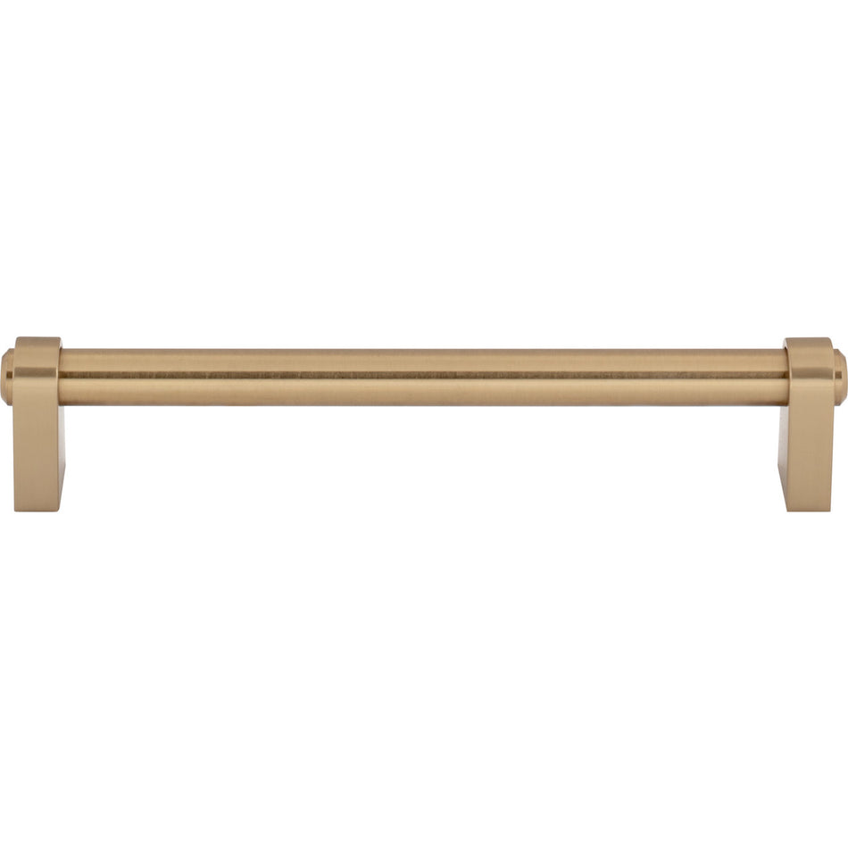 Top Knobs TK3212HB: 6-5/16" cc Lawrence Cabinet Pull - Honey Bronze