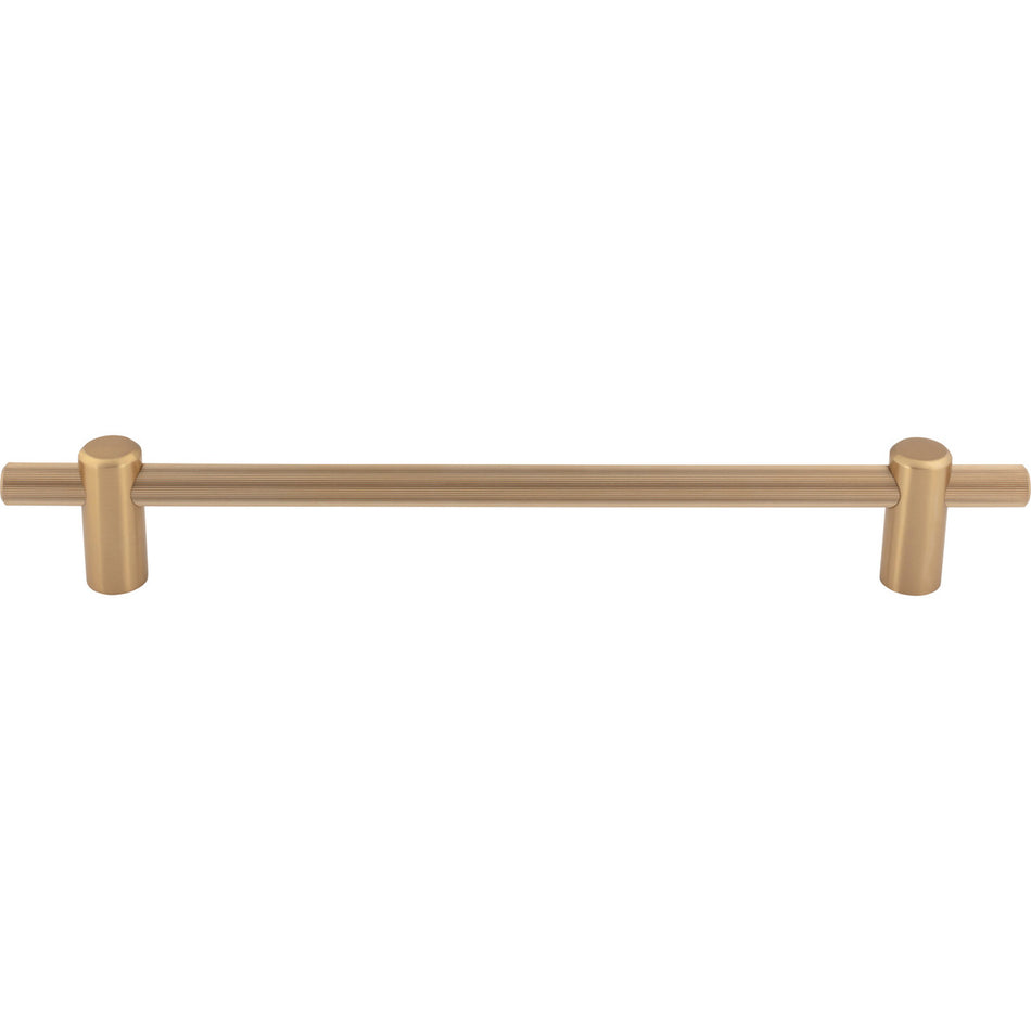 Top Knobs TK3258HB: 12" cc Dempsey Bar Cabinet Pull - Honey Bronze