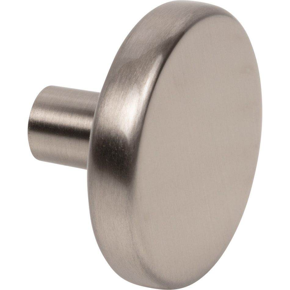 Elements 105L-SN: 1-5/8" Gibson Mushroom Cabinet Knob - Satin Nickel
