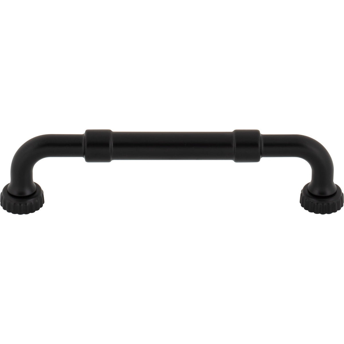 Top Knobs TK3181BLK: 5-1/16" cc Holden Cabinet Pull - Flat Black