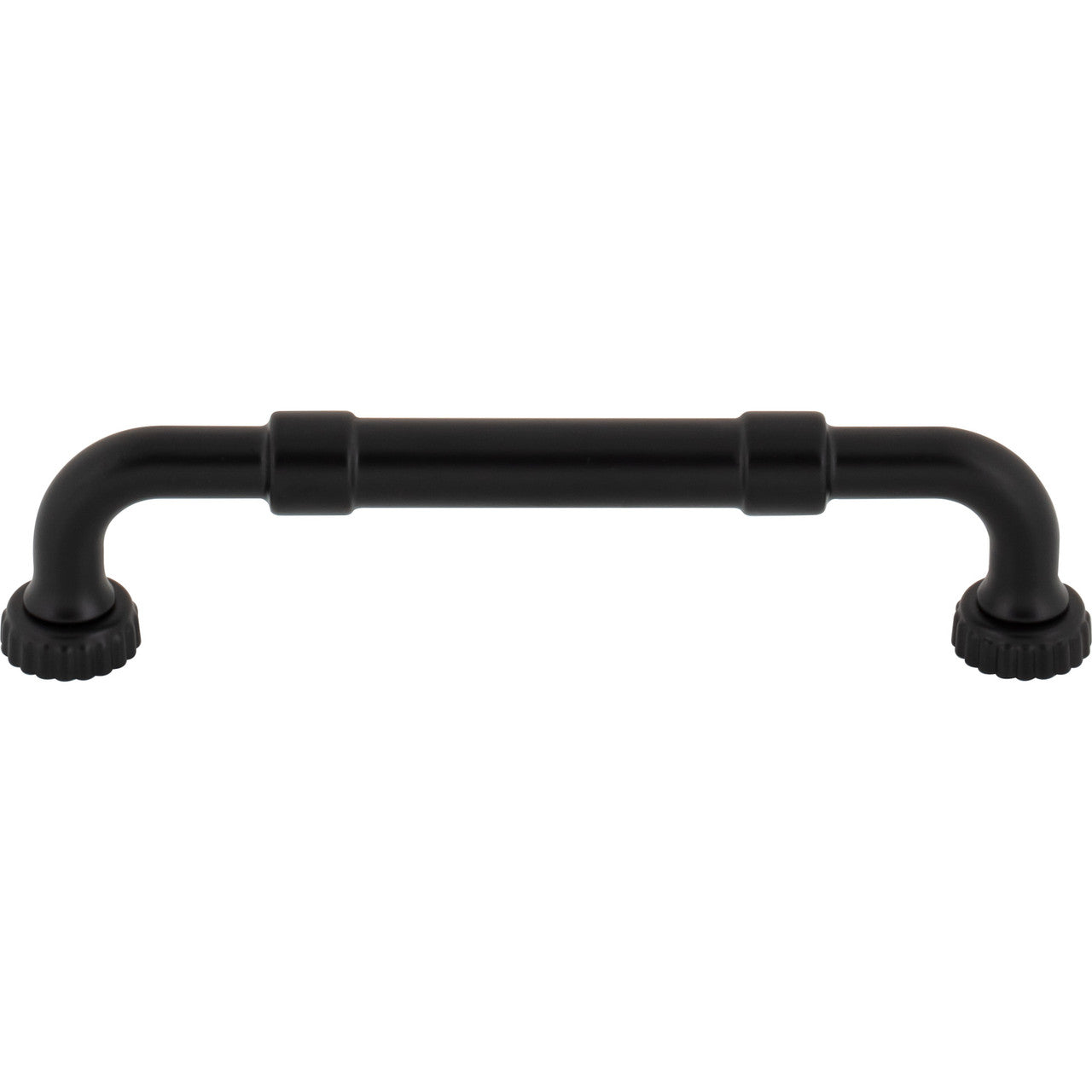 Top Knobs TK3181BLK: 5-1/16" cc Holden Cabinet Pull - Flat Black