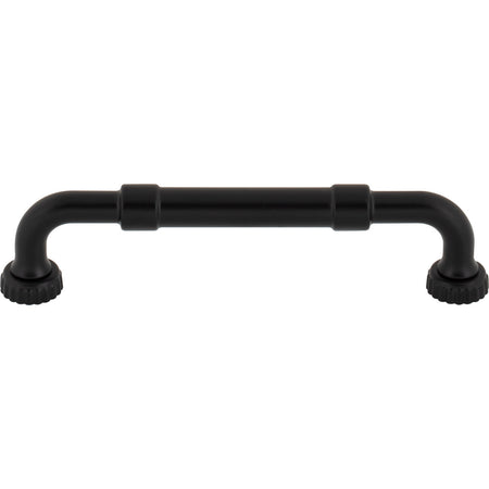 Top Knobs TK3181BLK: 5-1/16" cc Holden Cabinet Pull - Flat Black