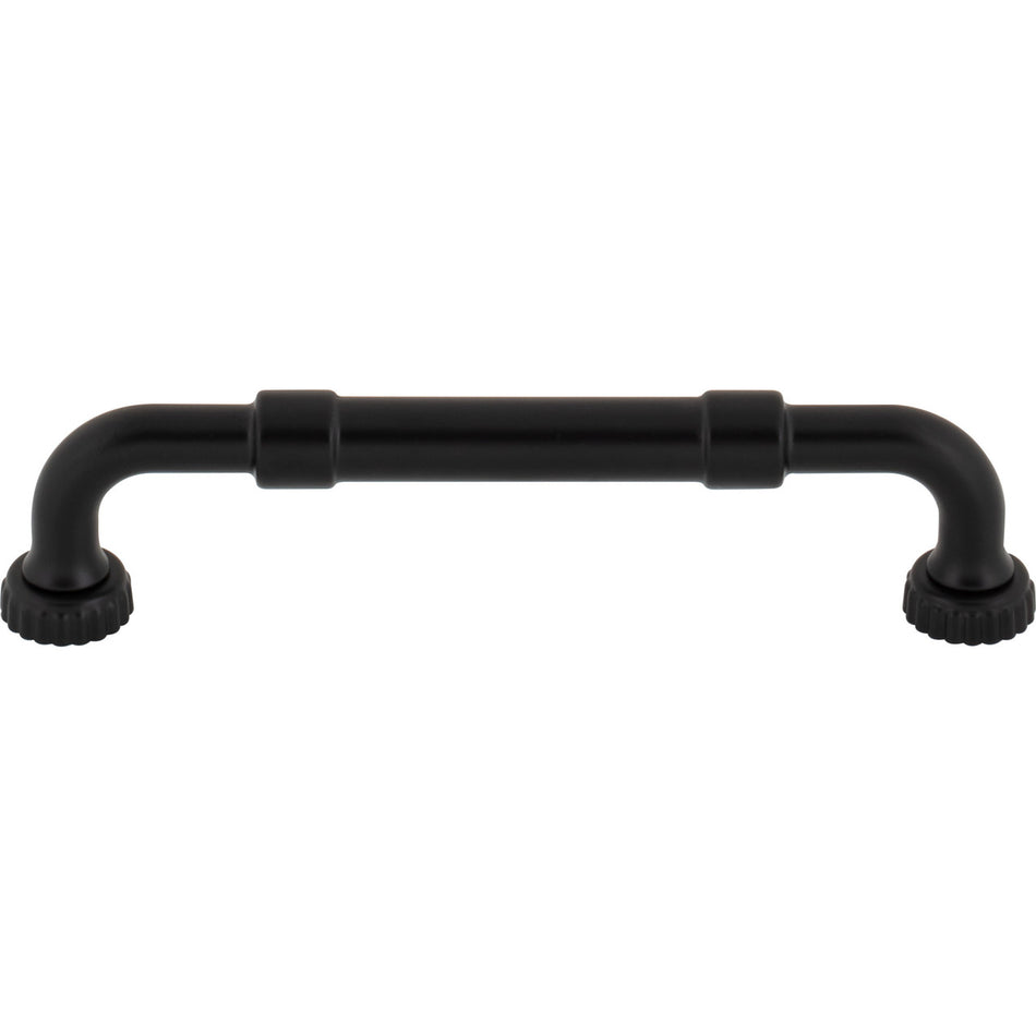 Top Knobs TK3181BLK: 5-1/16" cc Holden Cabinet Pull - Flat Black