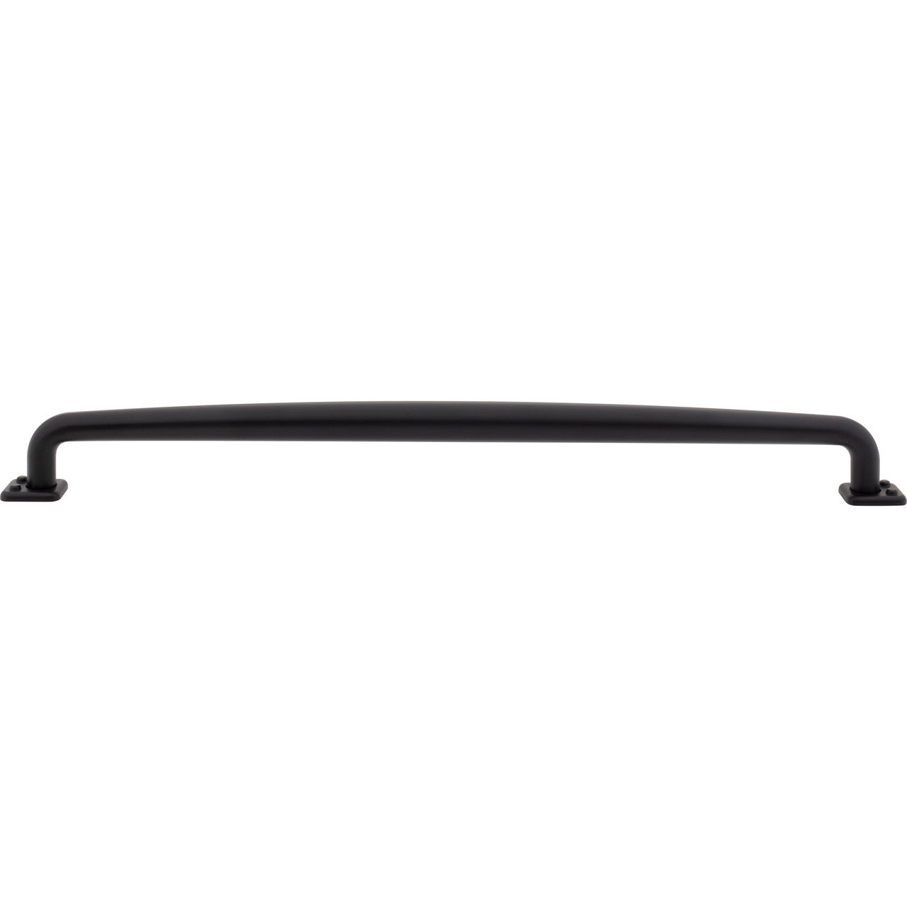 Atlas A548-BL: 18" cc Benning D-Handle Appliance Pull - Matte Black