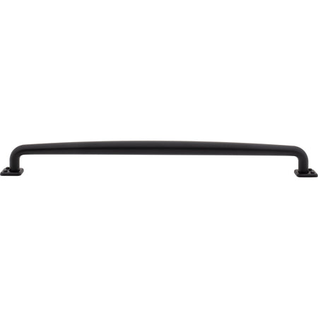 Atlas A548-BL: 18" cc Benning D-Handle Appliance Pull - Matte Black