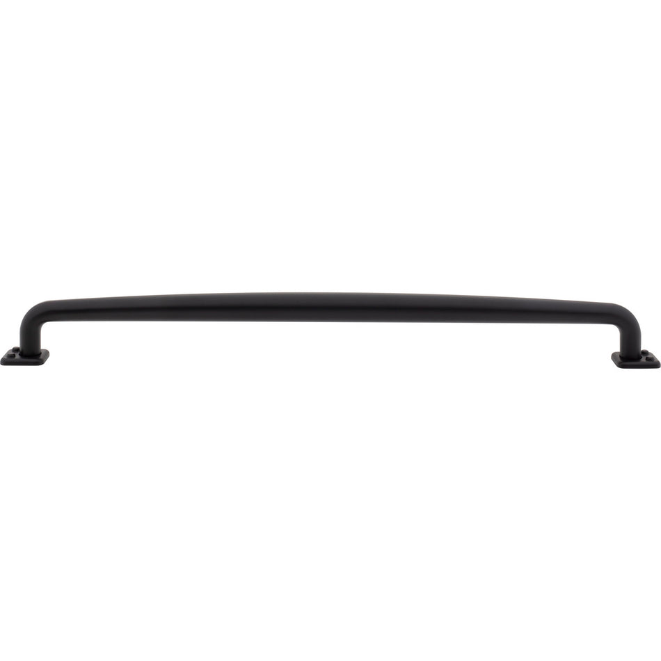 Atlas A548-BL: 18" cc Benning D-Handle Appliance Pull - Matte Black