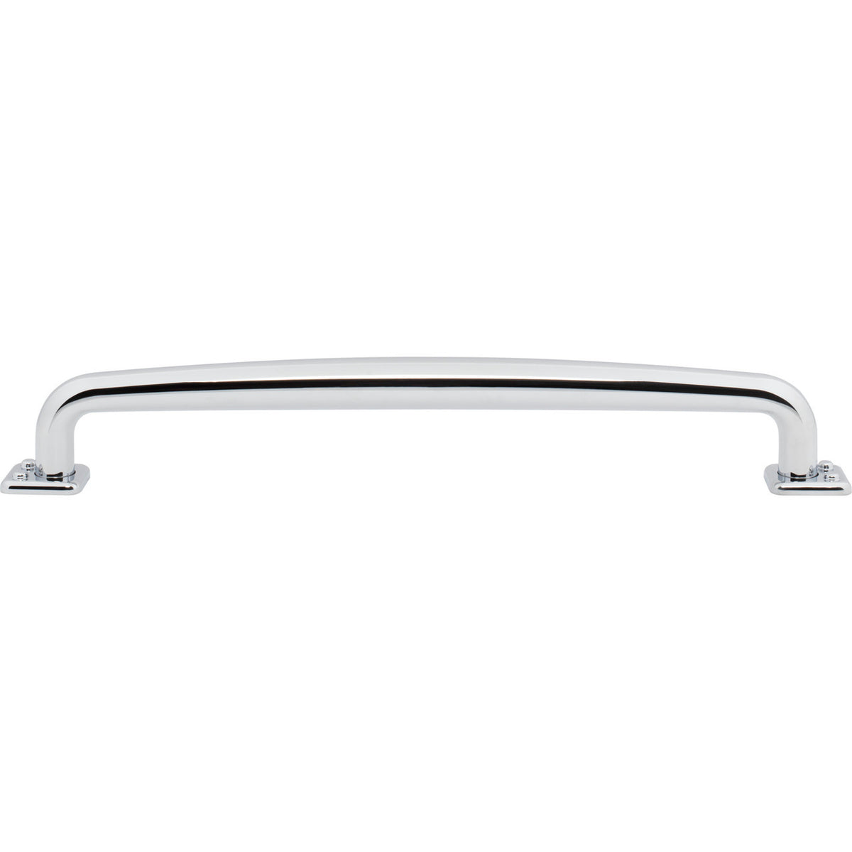 Atlas A547-CH: 12" cc Benning D-Handle Appliance Pull - Polished Chrome