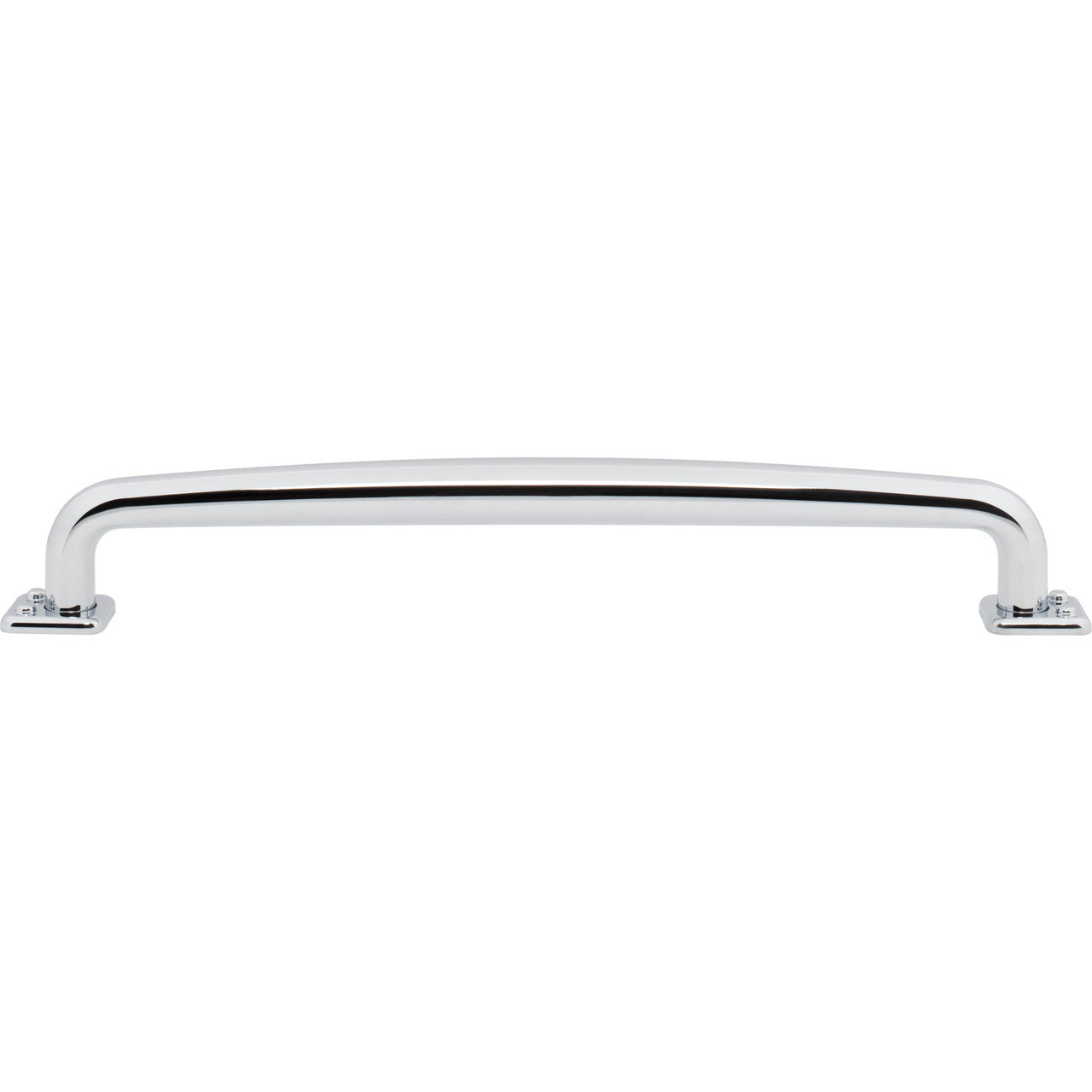 Atlas A547-CH: 12" cc Benning D-Handle Appliance Pull - Polished Chrome
