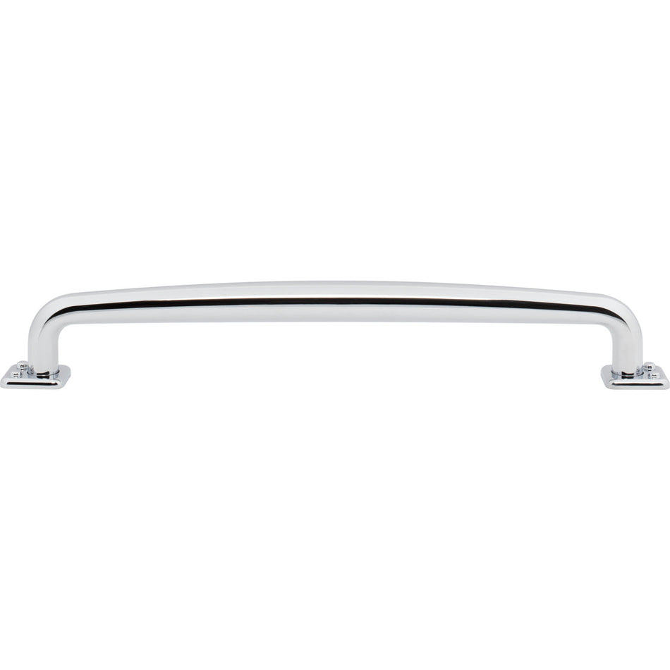 Atlas A547-CH: 12" cc Benning D-Handle Appliance Pull - Polished Chrome