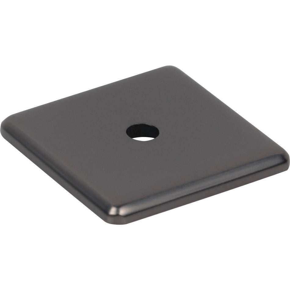 Top Knobs TK3280AG: 1-1/4" Radcliffe  Backplate - Ash Grey