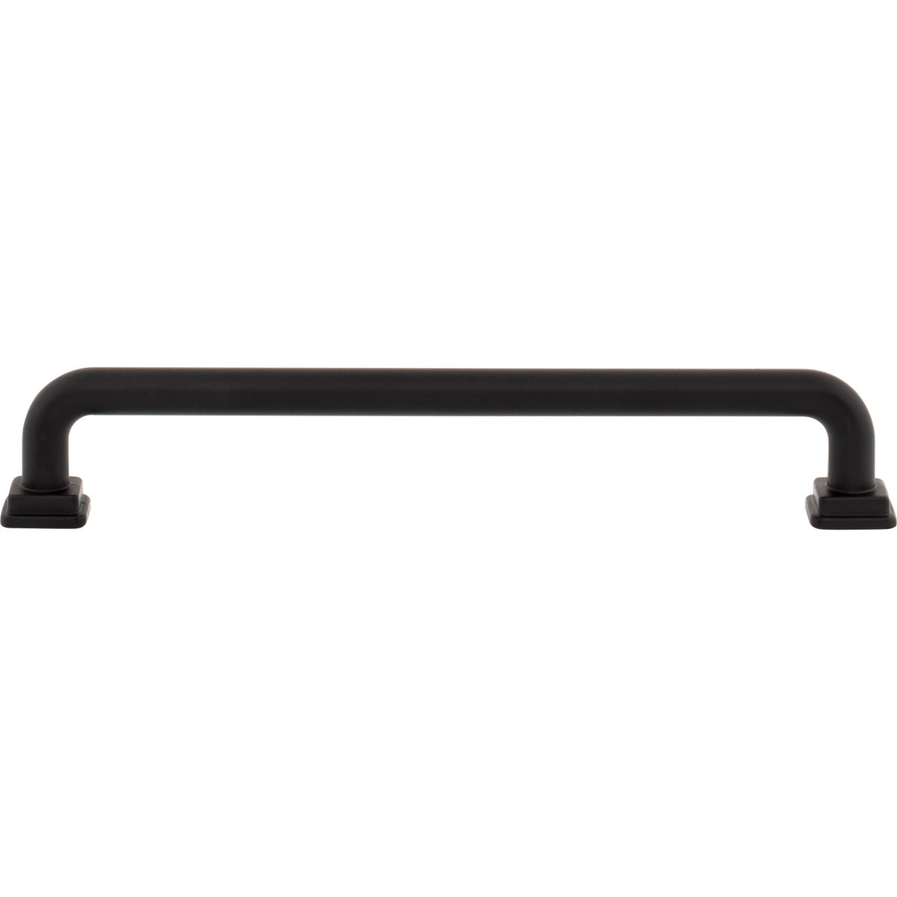 Atlas A6025-BL: 6-5/16" cc Kimberton Bar Cabinet Pull - Matte Black