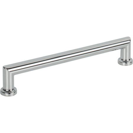 Top Knobs TK3153PC: 6-5/16" cc Morris D- Handle Cabinet Pull - Polished Chrome
