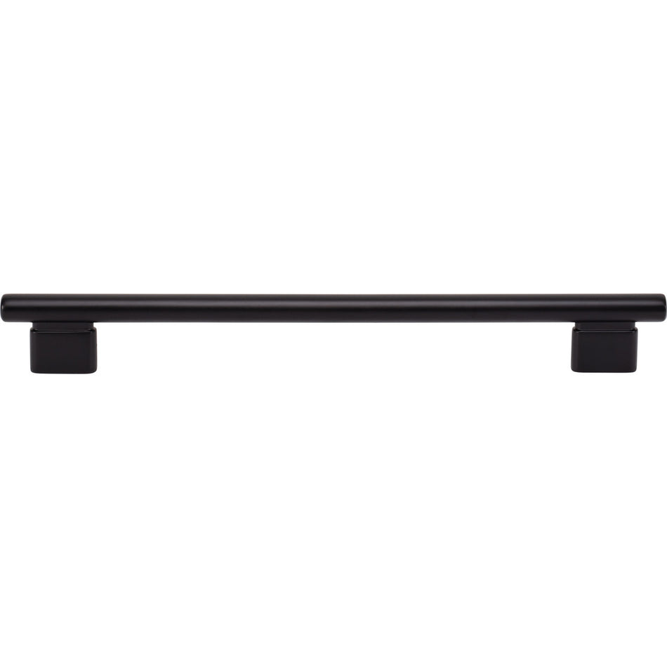 Atlas A516-BL: 224mm cc Holloway Round Bar  Cabinet Pull - Matte Black