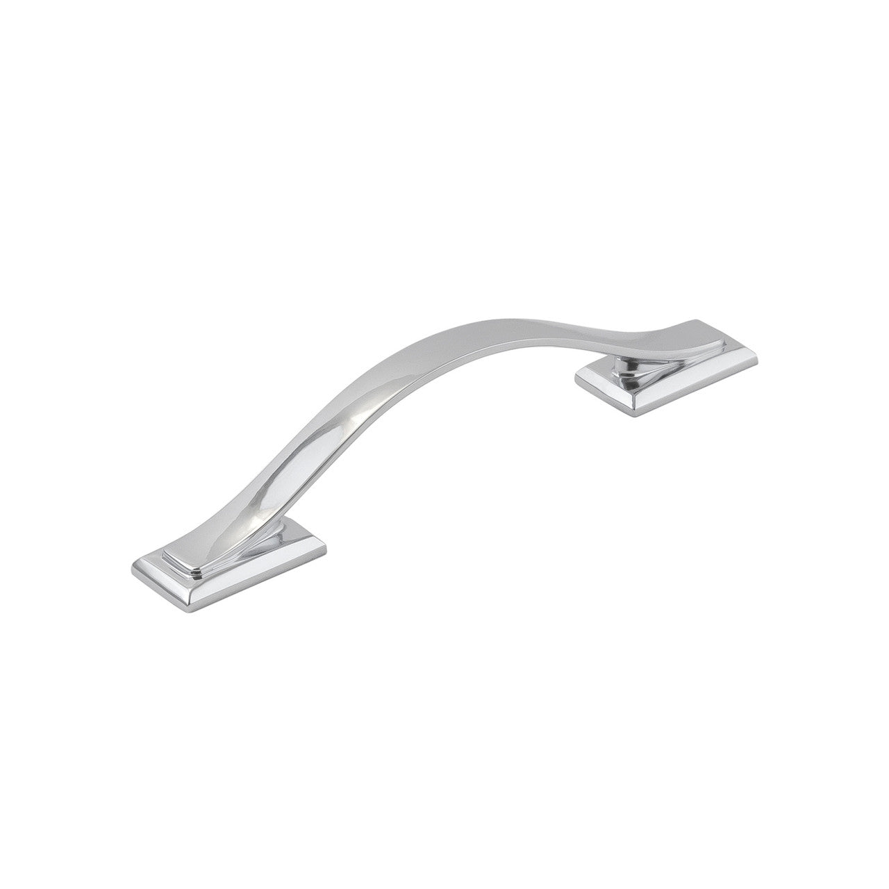 Hickory H078771CH: 96mm cc Dover Arch Cabinet Pull - Polished Chrome