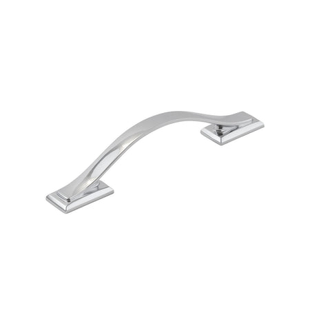 Hickory H078771CH: 96mm cc Dover Arch Cabinet Pull - Polished Chrome