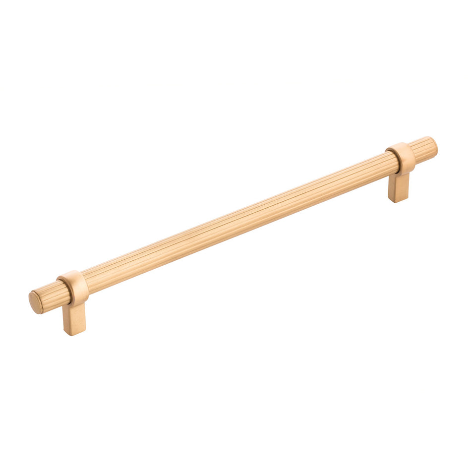 Belwith B077053-BGB: 224mm cc Sinclaire Cabinet Pull - Brushed Golden Brass