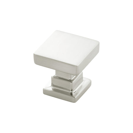 Belwith B077890SN: 1" Brighton Cabinet Knob - Satin Nickel
