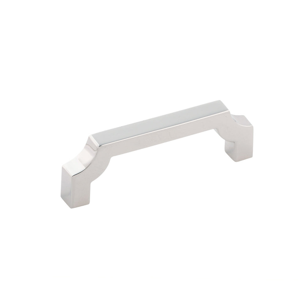 Belwith B076640-14: 3" cc Monarch Cabinet Pull - Polished Nickel