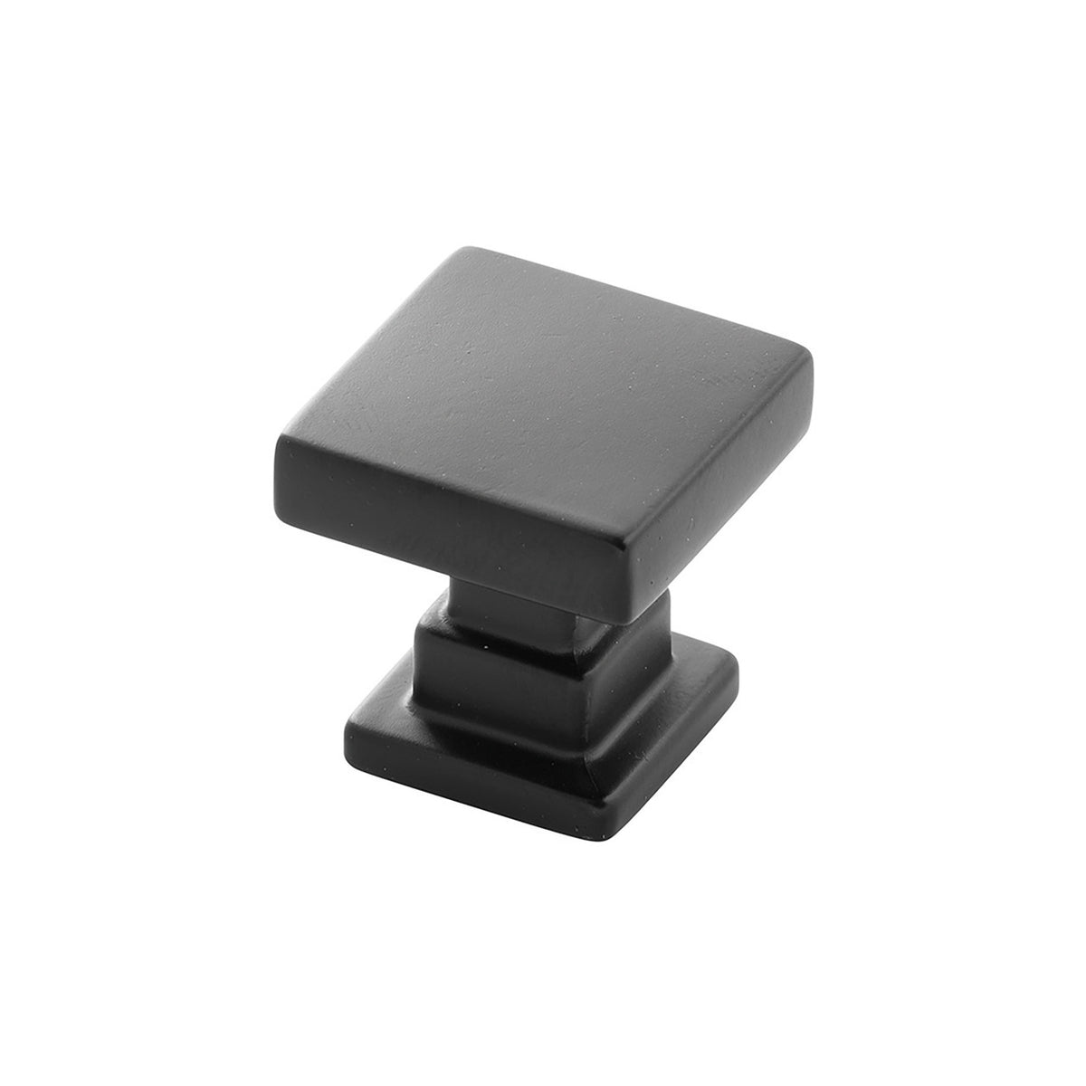 Belwith B077890MB: 1" Brighton Cabinet Knob - Matte Black