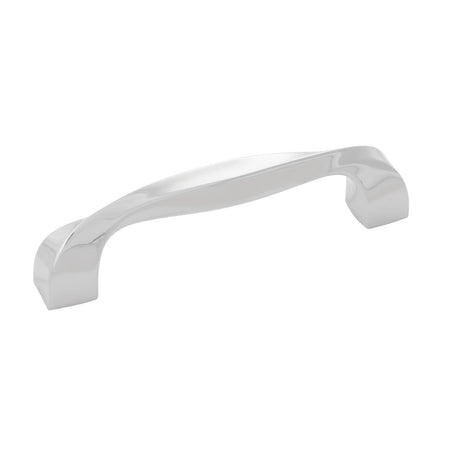 Hickory H076016-14: 96mm cc Twist Cabinet Pull - Polished Nickel