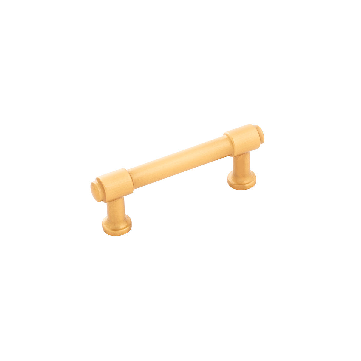 Hickory H077851BGB: 3" cc Piper Cabinet Pull - Brushed Golden Brass