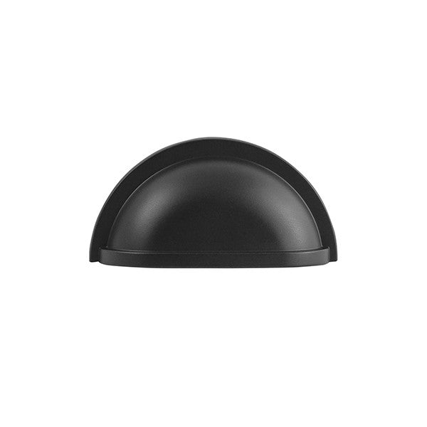 Hickory P3055-MB: 3" cc Williamsburg Cup Cabinet Pull - Matte Black