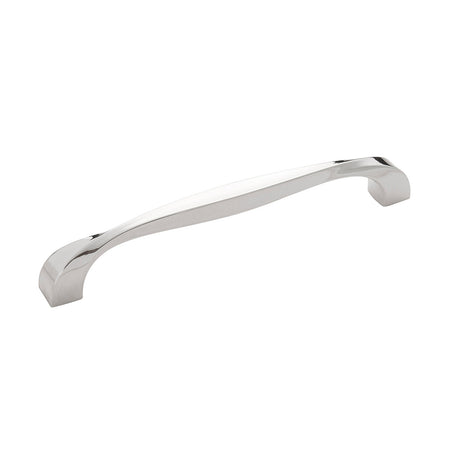 Hickory H076018-14: 160mm cc Twist Cabinet Pull - Polished Nickel
