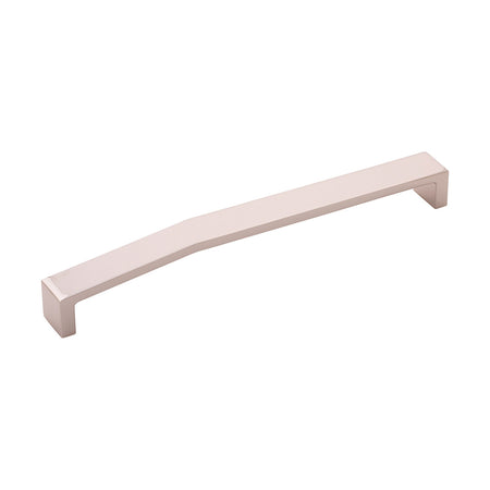 Belwith B077158-14: 224mm cc Veer Cabinet Pull - Polished Nickel