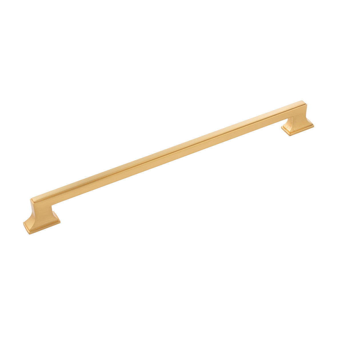 Belwith B077465-BGB: 12" cc Brownstone Cabinet Pull - Brushed Golden Brass