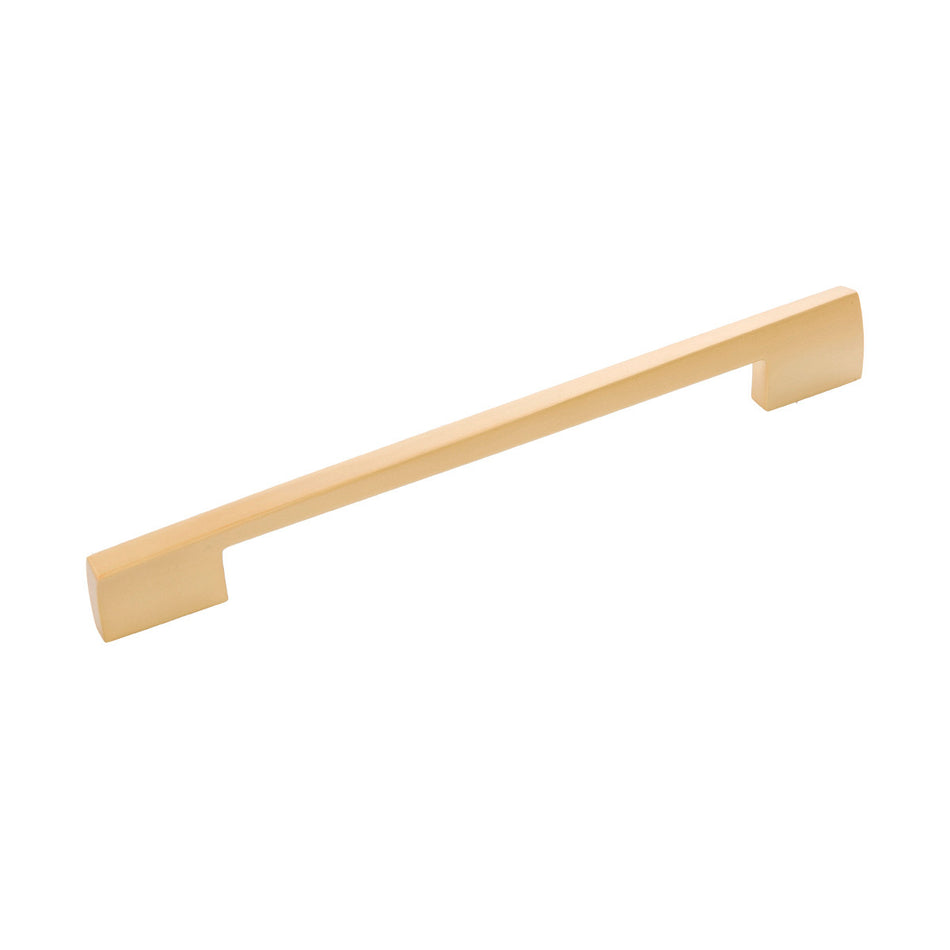 Belwith B077024-BGB: 224mm cc Flex Cabinet Pull - Brushed Golden Brass