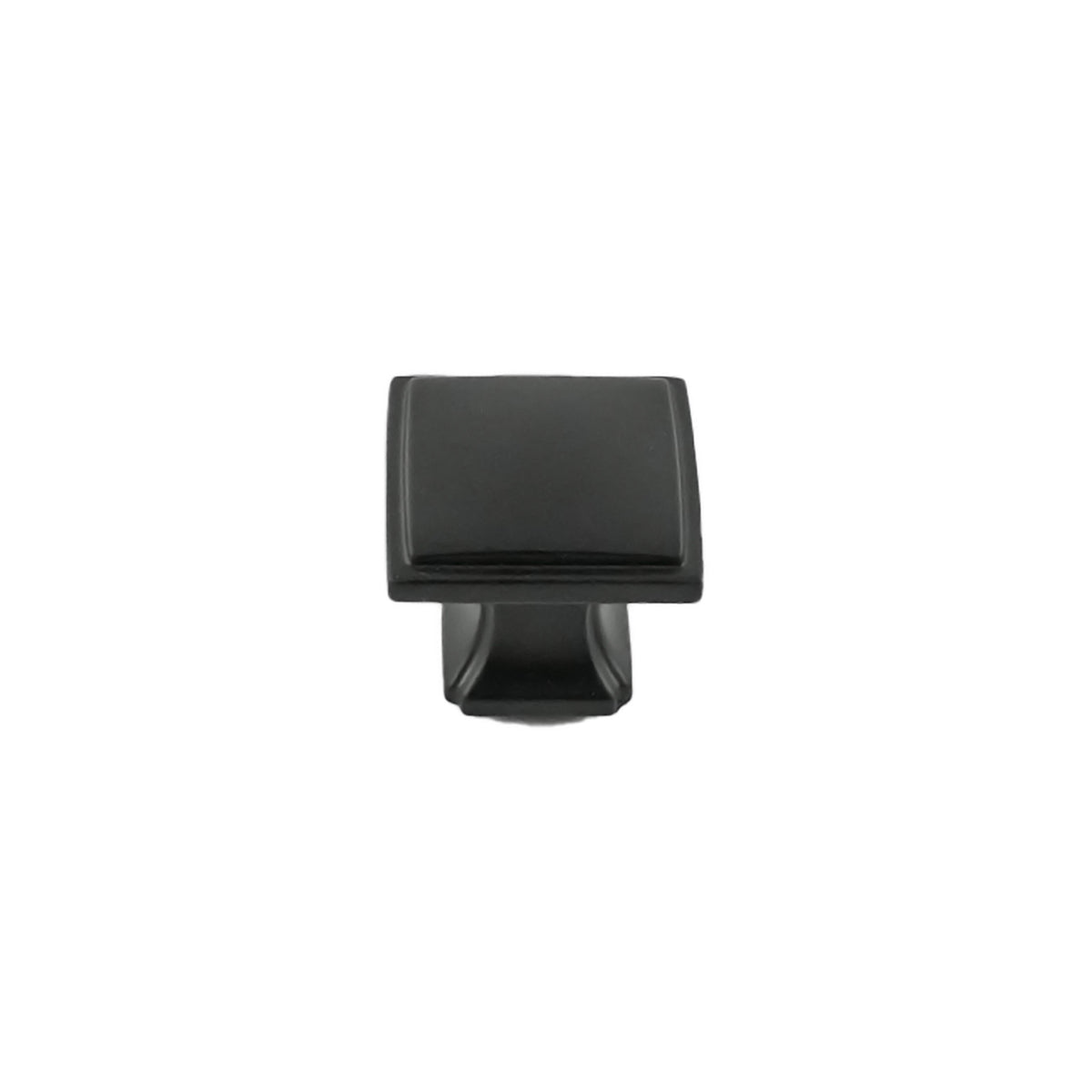 Hickory P3240-MB: 1-1/4" Bridges Cabinet Knob - Matte Black