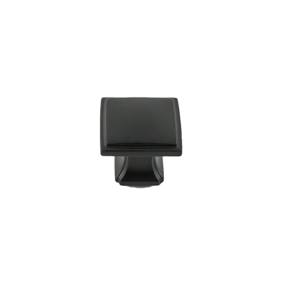 Hickory P3240-MB: 1-1/4" Bridges Cabinet Knob - Matte Black