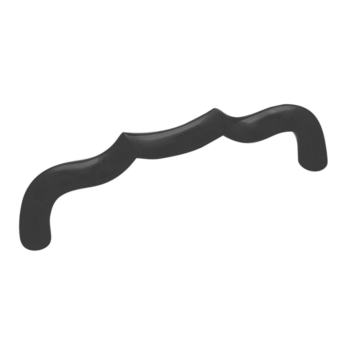 Belwith B076140-MB: 96mm cc Trellis Cabinet Pull - Matte Black