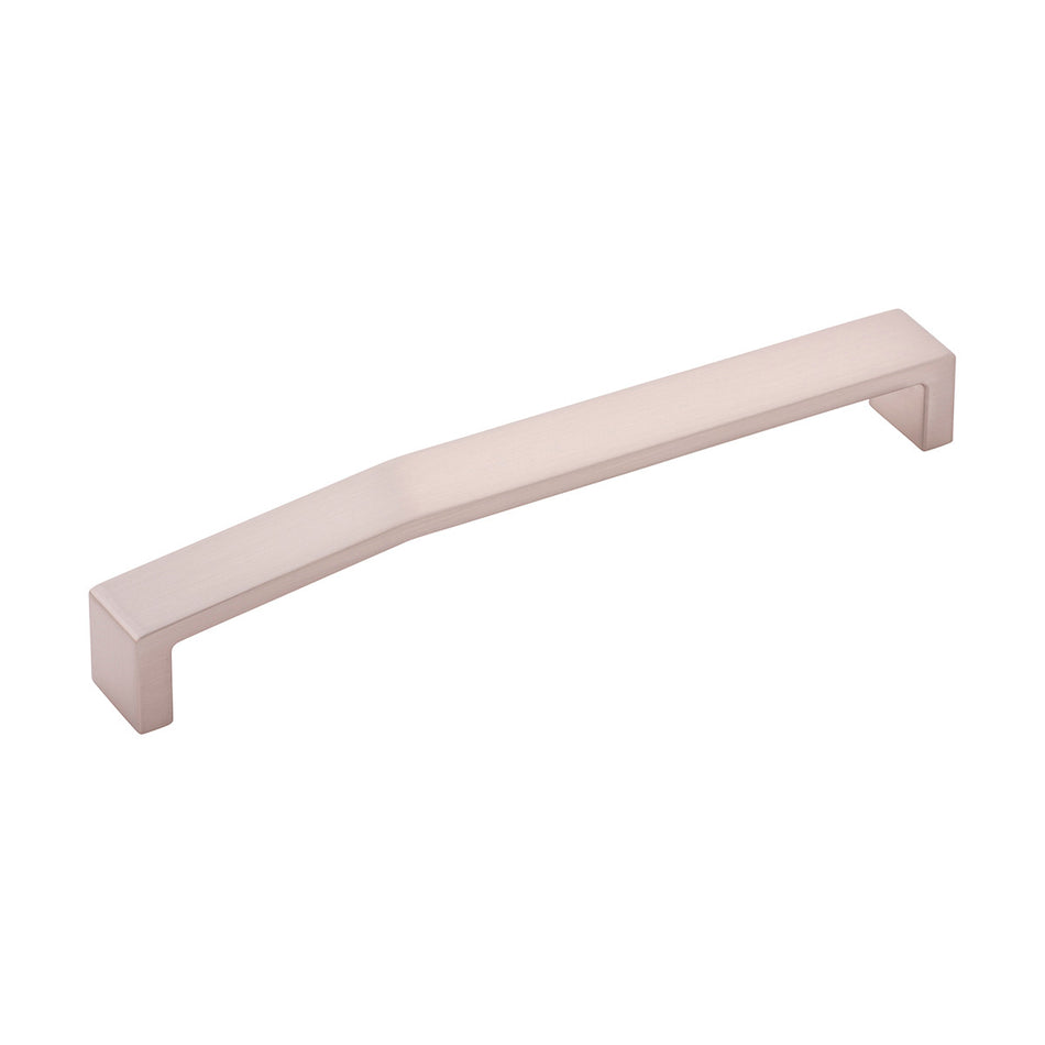 Belwith B077157-SN: 192mm cc Veer Cabinet Pull - Satin Nickel