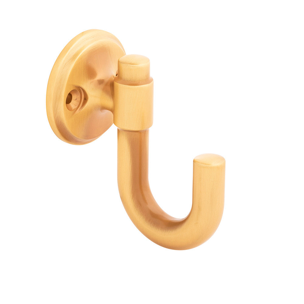 Hickory H077859BGB: 3-3/16" Piper Single Wall Hook - Brushed Golden Brass