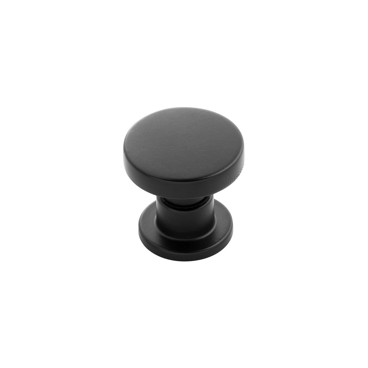 Belwith B077944MB: 1-1/4" Urbane Cabinet Knob - Matte Black