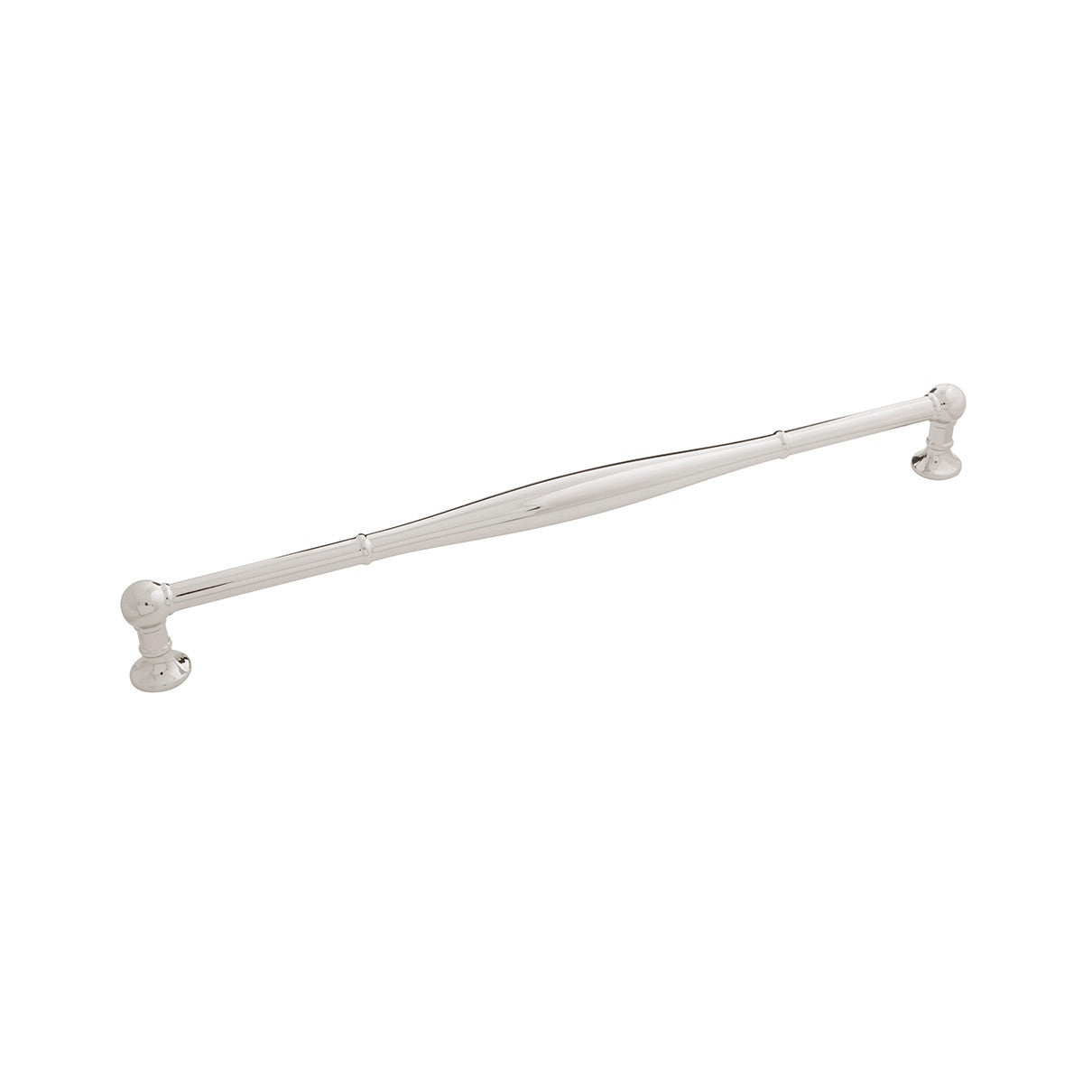 Belwith B076294-14: 12" cc Fuller Cabinet Pull - Polished Nickel