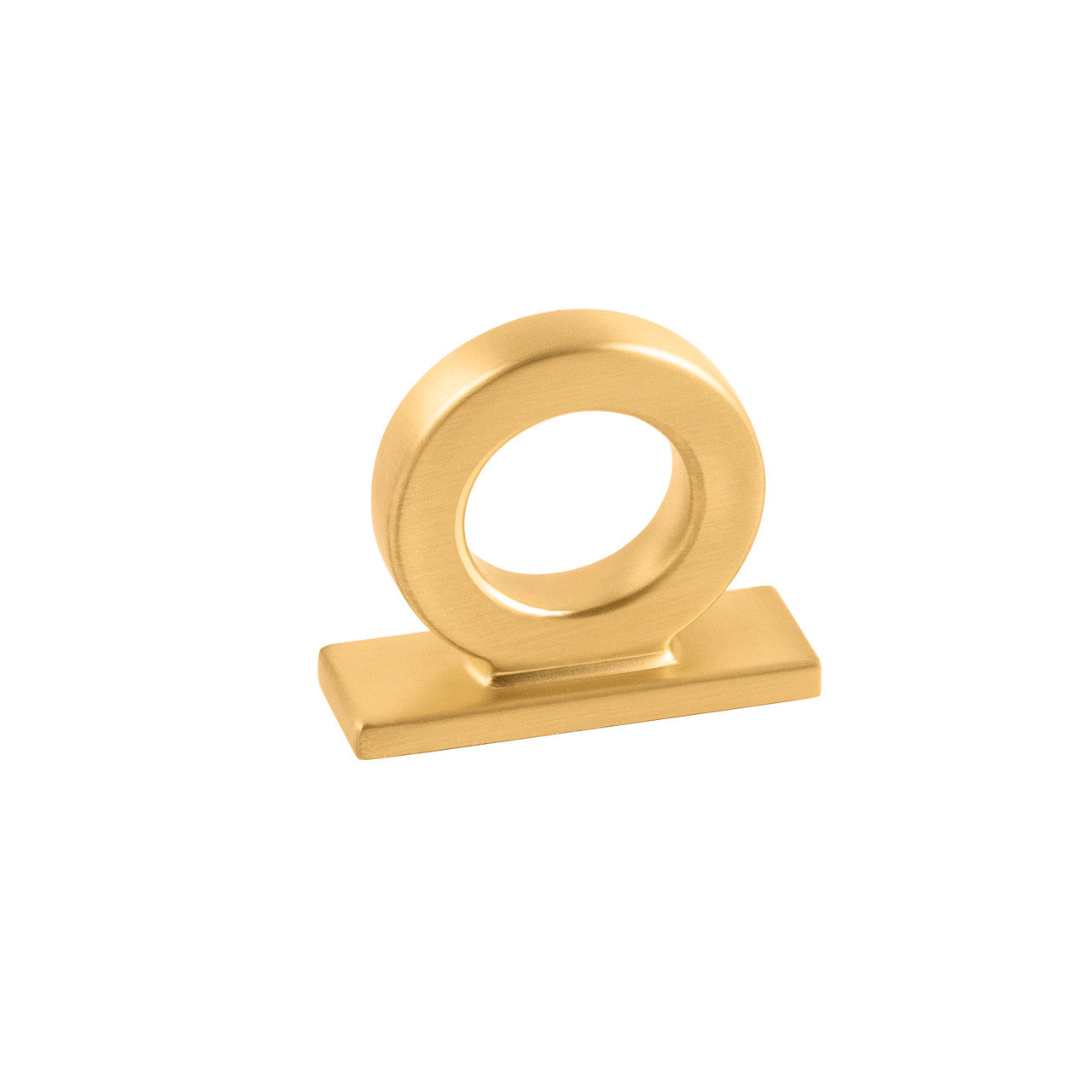 Belwith B078787BGB: 1-3/4" Corsa Ring Cabinet Knob - Brushed Golden Brass