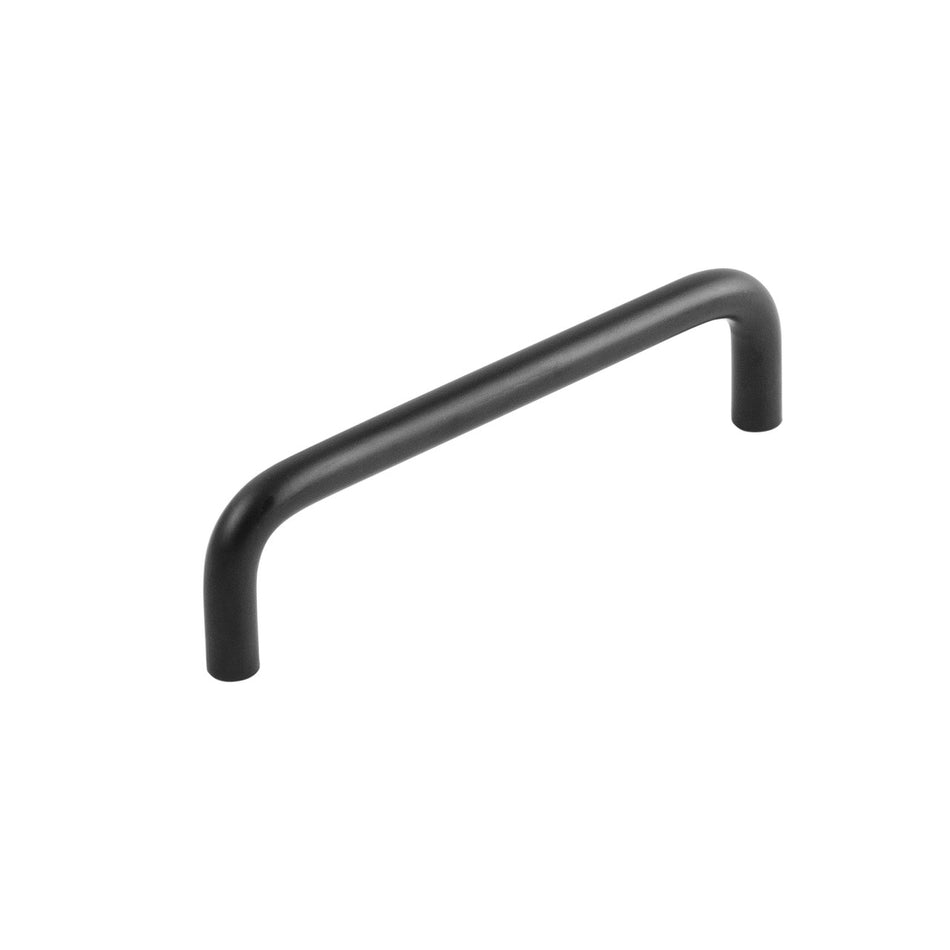 Hickory PW555-MB: 4" cc Wire Cabinet Pull - Matte Black