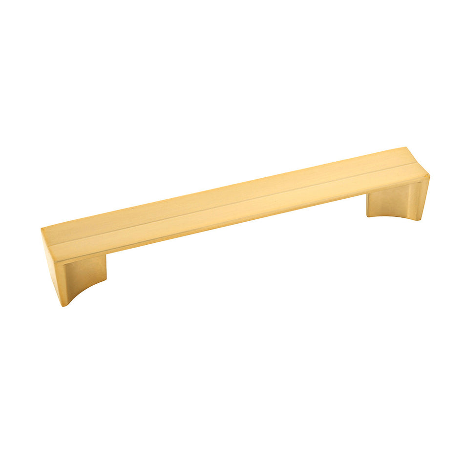 Belwith B076091-BGB: 160mm cc Avenue Cabinet Pull - Brushed Golden Brass