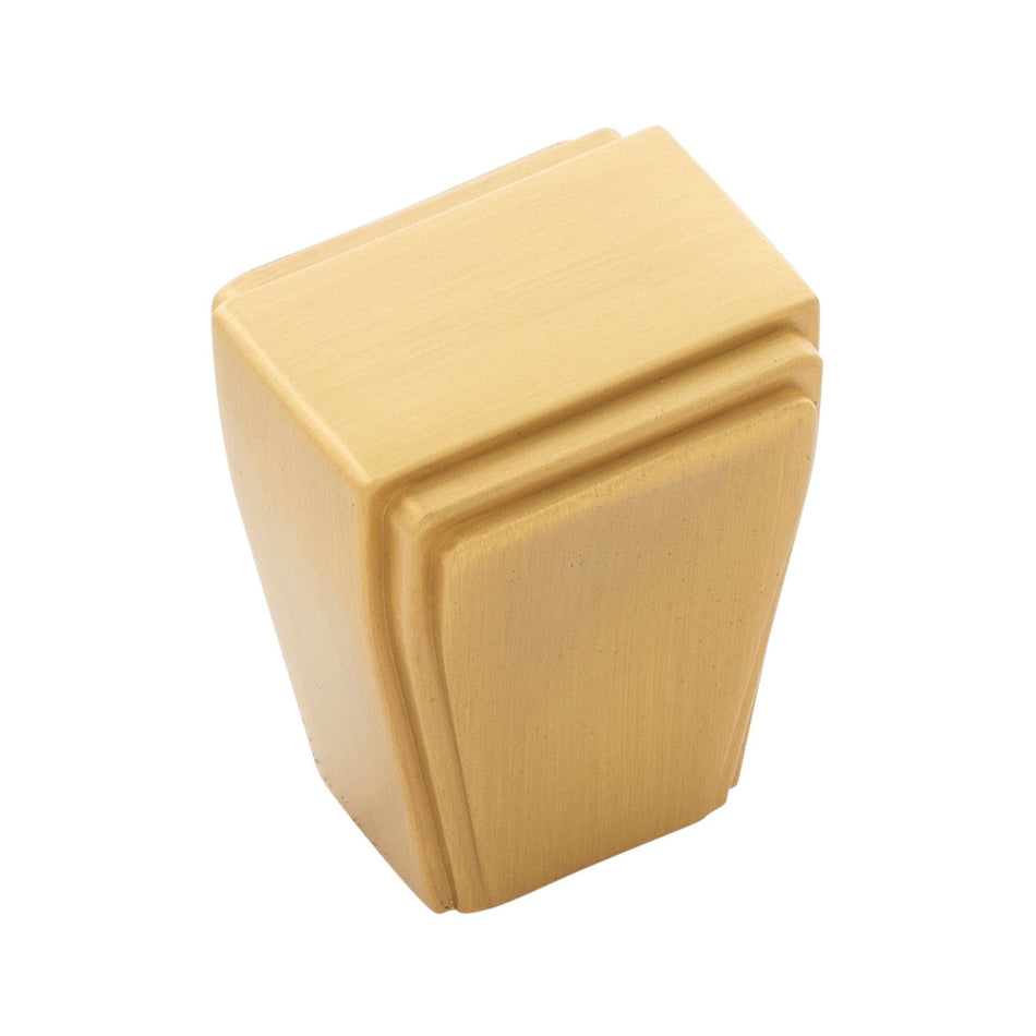 Belwith B077493-BGB: 1" Belleclaire Cabinet Knob - Brushed Golden Brass