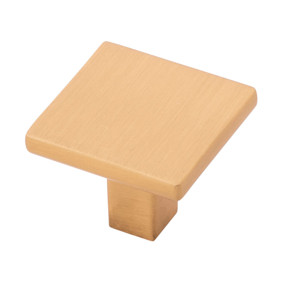 Hickory HH075341-BGB: 1-1/4" Skylight Cabinet Knob - Brushed Golden Brass
